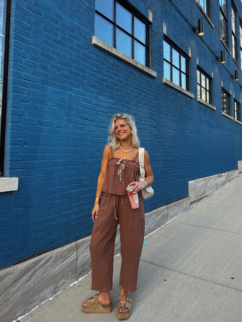 Picnic Princess Pant// Brown